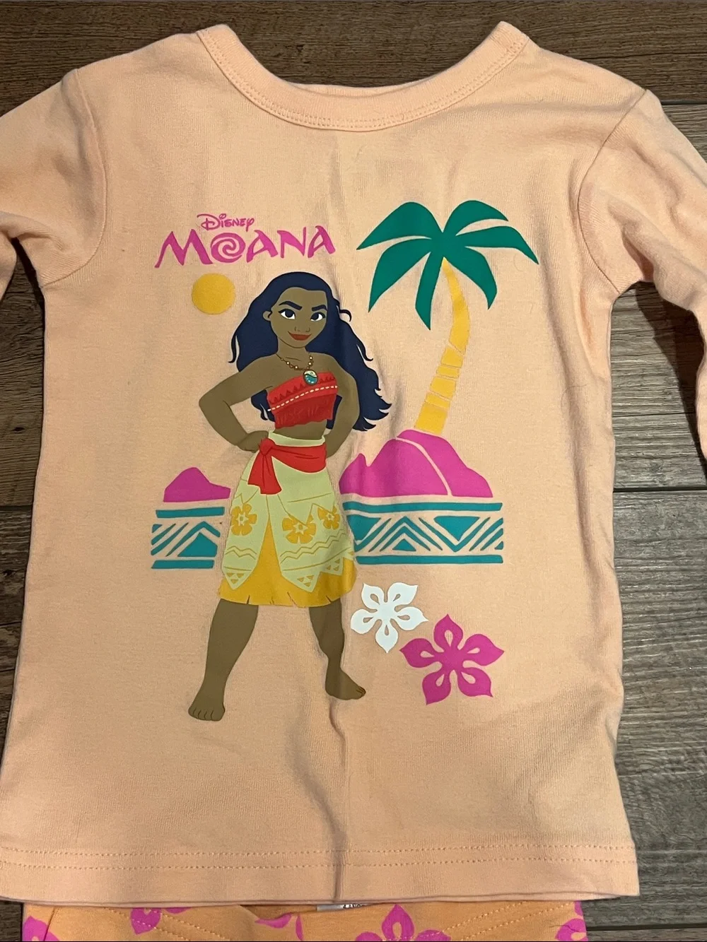 Gap Disney Moana Long Pajamas Set, 4T